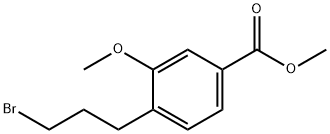 Methyl 4-(3-bromopropyl)-3-methoxybenzoate Structural