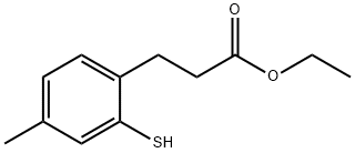 Ethyl 2-mercapto-4-methylphenylpropanoate Structural