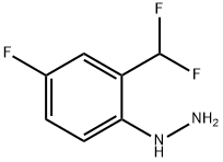 Hydrazine, [2-(difluoromethyl)-4-fluorophenyl]- Structural