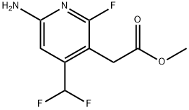 Methyl 6-amino-4-(difluoromethyl)-2-fluoropyridine-3-acetate