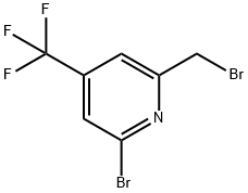 Pyridine, 2-bromo-6-(bromomethyl)-4-(trifluoromethyl)- Structural