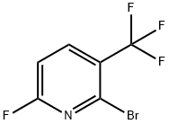 Pyridine, 2-bromo-6-fluoro-3-(trifluoromethyl)- Structural