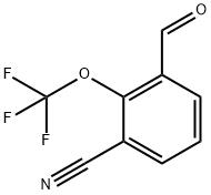 Benzonitrile, 3-formyl-2-(trifluoromethoxy)- Structural