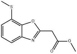 Methyl 7-(methylthio)benzo[d]oxazole-2-acetate