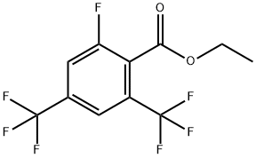Ethyl 2,4-bis(trifluoromethyl)-6-fluorobenzoate Structural