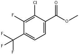 Benzoic acid, 2-chloro-3-fluoro-4-(trifluoromethyl)-, methyl ester Structural