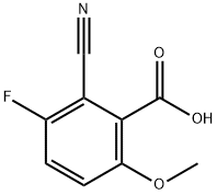 Benzoic acid, 2-cyano-3-fluoro-6-methoxy- Structural