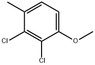 Benzene, 2,3-dichloro-1-methoxy-4-methyl- Structural