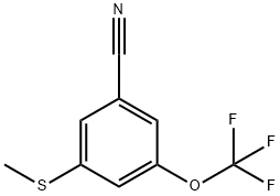 Benzonitrile, 3-(methylthio)-5-(trifluoromethoxy)- Structural
