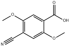 Benzoic acid, 4-cyano-2,5-dimethoxy- Structural