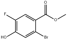 Benzoic acid, 2-bromo-5-fluoro-4-hydroxy-, methyl ester Structural