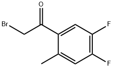 Ethanone, 2-bromo-1-(4,5-difluoro-2-methylphenyl)- Structural