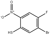 Benzenethiol, 5-bromo-4-fluoro-2-nitro- Structural
