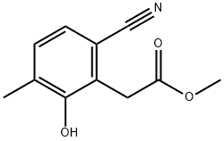 Methyl 6-cyano-2-hydroxy-3-methylphenylacetate