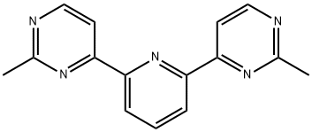 Pyrimidine, 4,4'-(2,6-pyridinediyl)bis[2-methyl- Structural