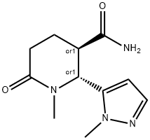 rac-(2r,3r)-1-methyl-2-(1-methyl-1h-pyrazol-5-yl)-6-oxopiperidine-3-carboxamide Structural