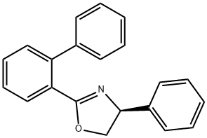 Oxazole, 2-[1,1'-biphenyl]-2-yl-4,5-dihydro-4-phenyl-, (4S)- Structural