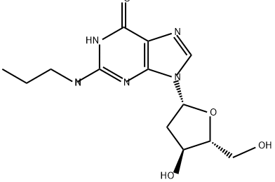 Guanosine, 2'-deoxy-N-propyl- (9CI) Structural
