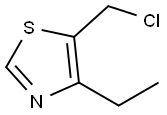 Thiazole, 5-(chloromethyl)-4-ethyl- Structural