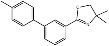 Oxazole, 4,5-dihydro-4,4-dimethyl-2-(4'-methyl[1,1'-biphenyl]-3-yl)- Structural