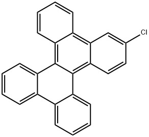 Dibenzo[a,c]triphenylene, 2-chloro- Structural