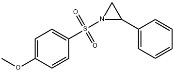 Aziridine, 1-[(4-methoxyphenyl)sulfonyl]-2-phenyl- Structural
