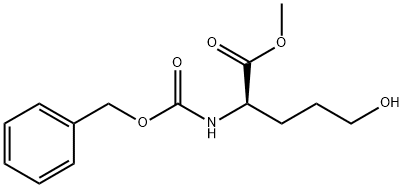 D-Norvaline, 5-hydroxy-N-[(phenylmethoxy)carbonyl]-, methyl ester Structural