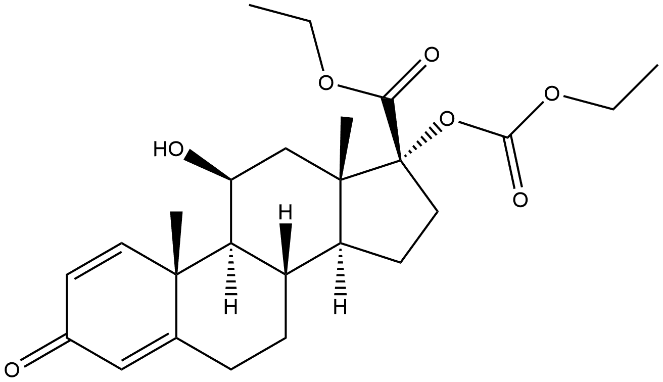 Loteprednol Etabonate Ethyl Ester (Prednisolone 20-Ethyl Ester) Structural