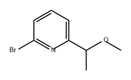 Pyridine, 2-bromo-6-(1-methoxyethyl)- Structural