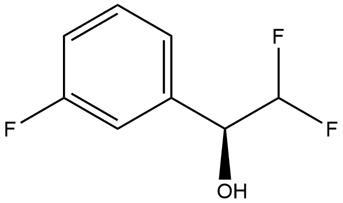 Benzenemethanol, α-(difluoromethyl)-3-fluoro-, (αS)- Structural