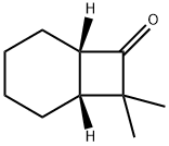 rac-(1R,6S)-8,8-dimethylbicyclo[4.2.0]octan-7-one, cis Structural
