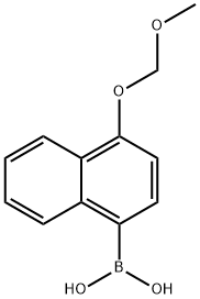 Boronic acid, B-[4-(methoxymethoxy)-1-naphthalenyl]- Structural