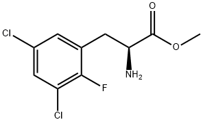 methyl 2-amino-3-(3,5-dichloro-2-fluorophenyl)propanoate Structural