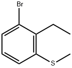 Benzene, 1-bromo-2-ethyl-3-(methylthio)- Structural