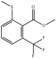Methyl 2-methylthio-6-(trifluoromethyl)benzoate Structural