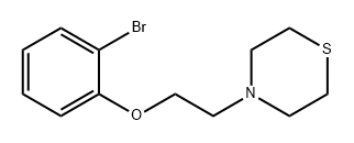 Thiomorpholine, 4-[2-(2-bromophenoxy)ethyl]- Structural