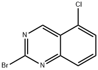 Quinazoline, 2-bromo-5-chloro- Structural