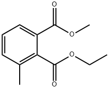 Ethyl 2-(methoxycarbonyl)-6-methylbenzoate Structural