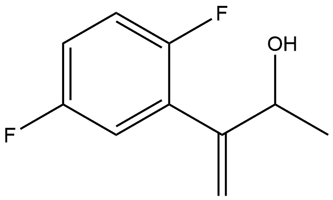 Benzeneethanol, 2,5-difluoro-α-methyl-β-methylene- Structural