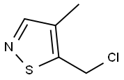 Isothiazole, 5-(chloromethyl)-4-methyl- Structural