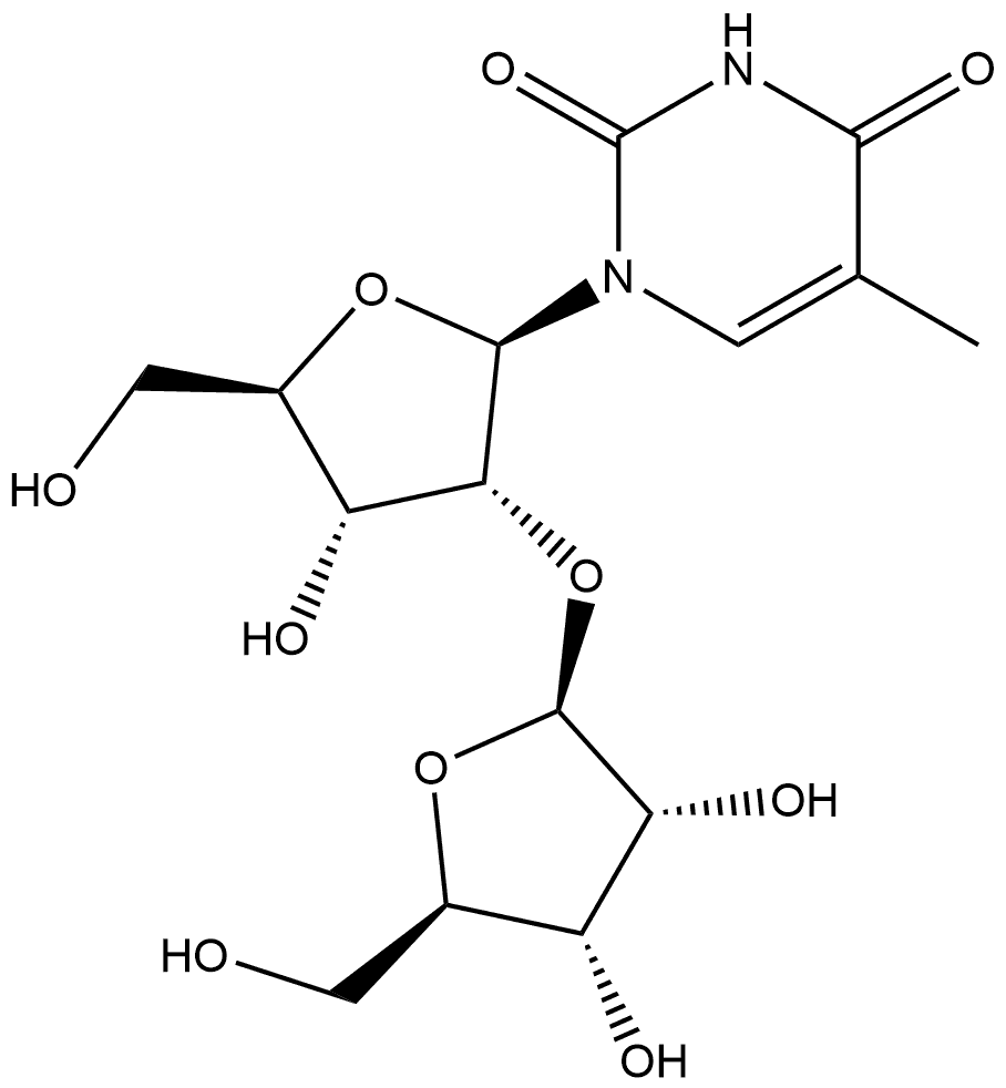 Uridine, 5-methyl-2'-O-β-D-ribofuranosyl- Structural