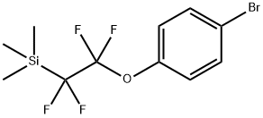 Benzene, 1-bromo-4-[1,1,2,2-tetrafluoro-2-(trimethylsilyl)ethoxy]- Structural