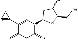 Uridine, 5-(2H-azirin-3-yl)-2'-deoxy- (9CI) Structural