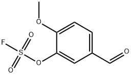 Benzaldehyde, 3-[(fluorosulfonyl)oxy]-4-methoxy- Structural