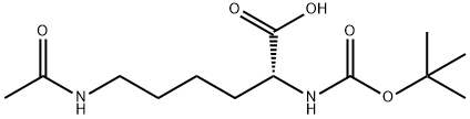 D-Lysine, N6-acetyl-N2-[(1,1-dimethylethoxy)carbonyl]- Structural