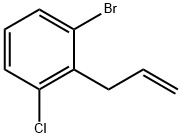 Benzene, 1-bromo-3-chloro-2-(2-propen-1-yl)- Structural