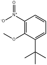 Benzene, 1-(1,1-dimethylethyl)-2-methoxy-3-nitro- Structural