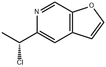 Furo[2,3-c]pyridine, 5-[(1R)-1-chloroethyl]- Structural