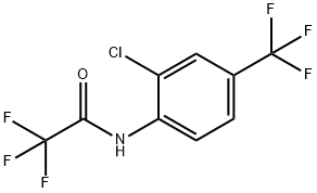 Acetamide, N-[2-chloro-4-(trifluoromethyl)phenyl]-2,2,2-trifluoro- Structural