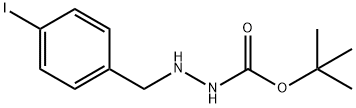 Hydrazinecarboxylic acid, 2-[(4-iodophenyl)methyl]-, 1,1-dimethylethyl ester Structural
